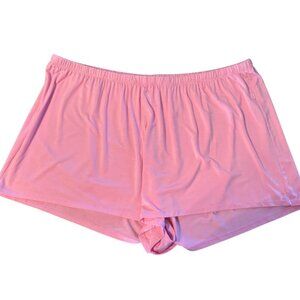 SKIMS Bubble Gum Pink Elastic Waist Sleep Shorts Size 2X NLA